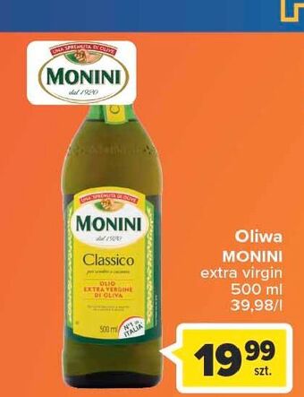Carrefour Market Oliwa z oliwek extra vergine monini classico oferta