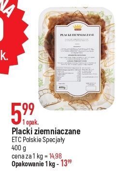 E.Leclerc Placki ziemniaczane polskie specjały oferta