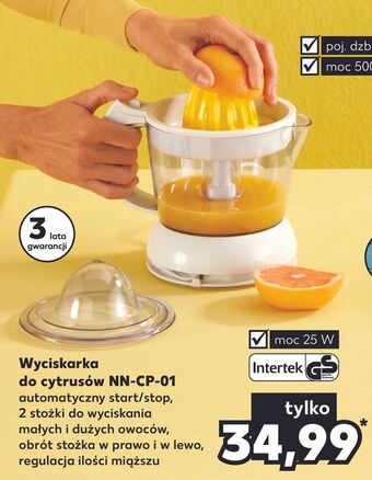Kaufland Wyciskarka do cytrusów nn-cp-01 oferta