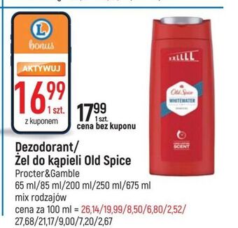 E.Leclerc Zel pod prysznic old spice whitewater oferta
