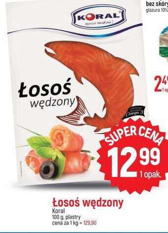 E.Leclerc Łosoś norweski wędzony koral (graal) oferta
