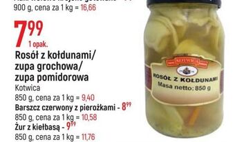 E.Leclerc Barszcz czerwony z pierożkami kotwica oferta
