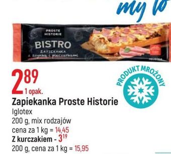 E.Leclerc Zapiekanka z szynką i pieczarkami iglotex proste historie bistro oferta