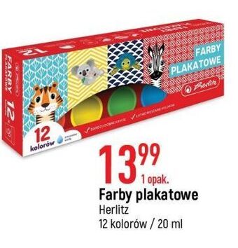 E.Leclerc Farby plakatowe herlitz oferta