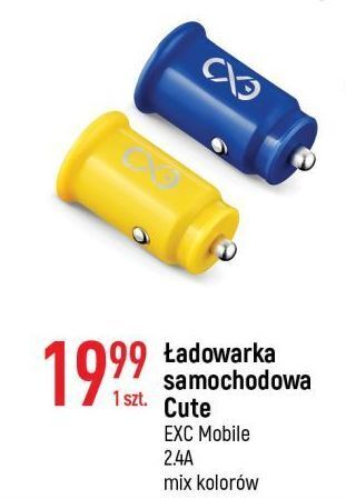 E.Leclerc Ładowarka samochodowa cute niebieska exc oferta
