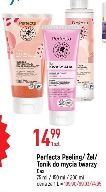 Peeling do twarzy kwasowa dermabrazja perfecta planet essence