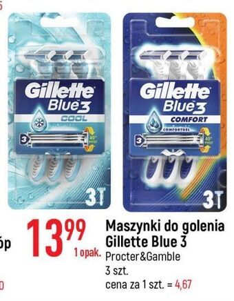 E.Leclerc Maszynka do golenia gillette blue 3 cool oferta
