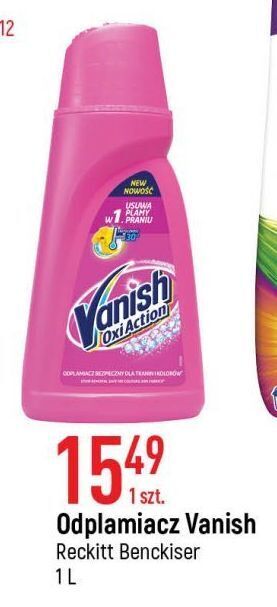 E.Leclerc Odplamiacz w płynie vanish oxi action oferta