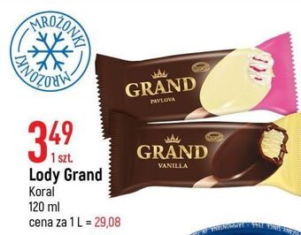 E.Leclerc Lód vanilla koral grand oferta