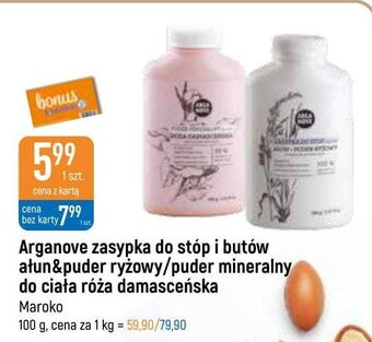 Puder mineralny róża damasceńska arganove