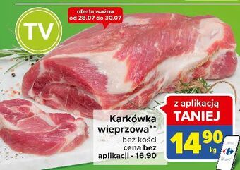 Carrefour Express Karkówka wieprzowa bez kości oferta