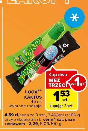 Carrefour Express Lód boom fioletowy nestle kaktus oferta