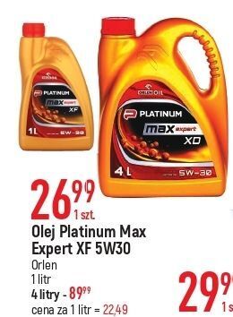 E.Leclerc Olej silnikowy max expert 5w30 xf orlen oil oferta