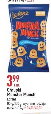 E.Leclerc Chrupki original lorenz monster munch oferta