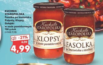 Kaufland Fasolka po bretońsku z kiełbasą kuchnia staropolska oferta