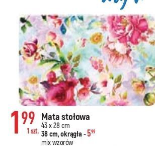 E.Leclerc Mata stołowa 43 x 28 cm oferta