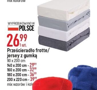 E.Leclerc Prześcieradło jersey z gumką 140 x 200 cm oferta