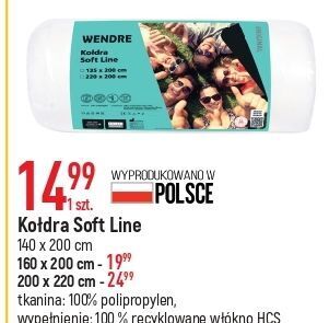 E.Leclerc Kołdra soft line 140 x 200 cm wendre oferta