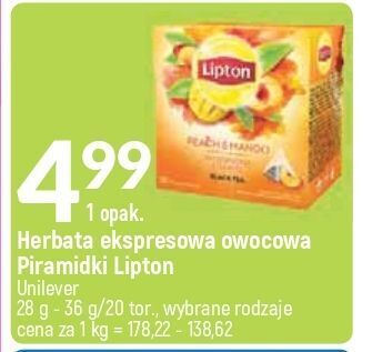 E.Leclerc Herbata lipton peach mango oferta