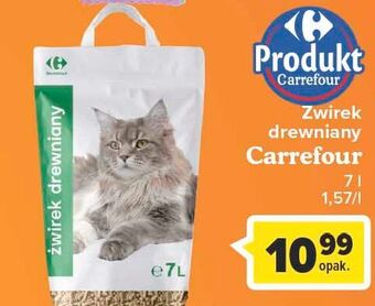 Carrefour Market Żwirek dla kota drzewny carrefour oferta