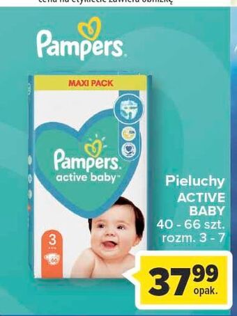 Carrefour Market Pieluszki dla dzieci 3 pampers active baby oferta