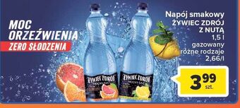 Carrefour Market Woda mocny gaz cytryna-mięta żywiec zdrój z nutą... oferta