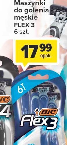 Carrefour Market Maszynka do golenia bic flex 3 oferta