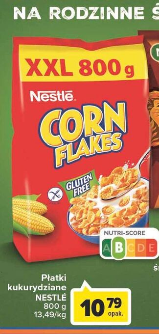 Carrefour Market Płatki śniadaniowe corn flakes (nestle) oferta