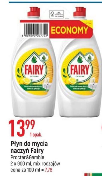 E.Leclerc Płyn do mycia naczyń lemon fairy oferta