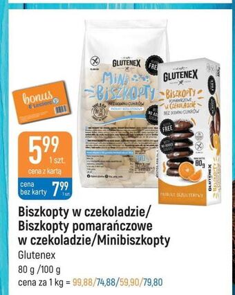 E.Leclerc Biszkopty bezglutenowe w czekoladzie glutenex oferta