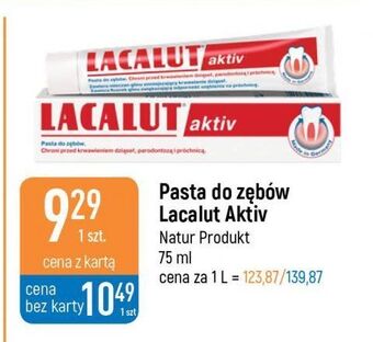 E.Leclerc Pasta do zębów lacalut aktiv oferta