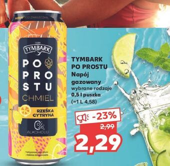 Kaufland Napój rzeźka cytryna tymbark po prostu chmiel oferta
