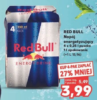 Kaufland Napój energetyczny red bull oferta