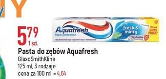 E.Leclerc Pasta do zębów fresh & minty aquafresh triple protection oferta