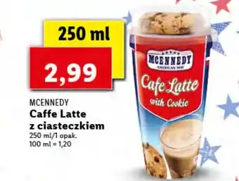 Lidl Caffe Latte z ciasteczkiem 250ml oferta