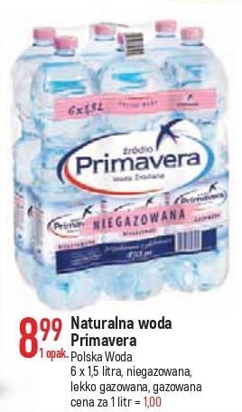E.Leclerc Woda niegazowana primavera oferta