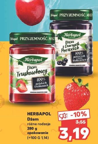 Kaufland Dżem truskawkowy herbapol oferta