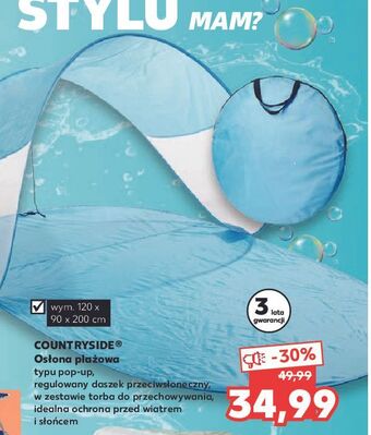 Kaufland Osłona plażowa typu pop-up k-classic countryside oferta