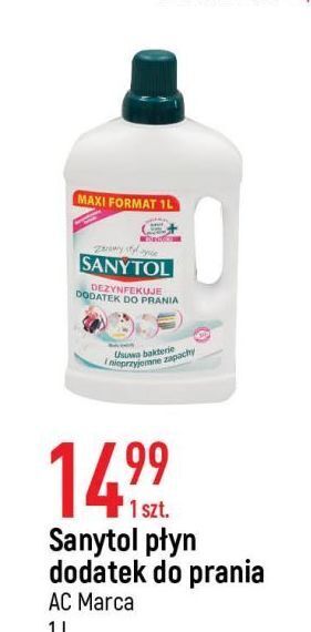 E.Leclerc Płyn dodatek dezynfekujący do prania sanytol oferta