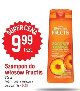 E.Leclerc Szampon wzmacniający z ekstraktem olejku owoców amli garnier fructis goodbye damage oferta