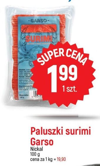 E.Leclerc Paluszki surimi garso oferta