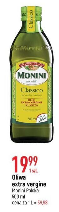 E.Leclerc Oliwa z oliwek extra vergine monini classico oferta