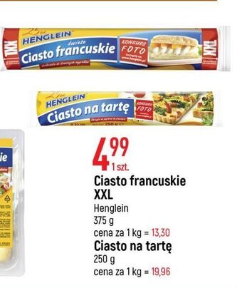 E.Leclerc Ciasto francuskie xxl henglein oferta