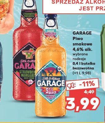 Kaufland Piwo garage strawberry margarita oferta
