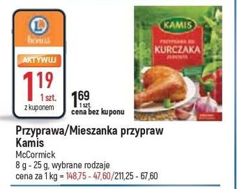 E.Leclerc Przyprawa do kurczaka złocista kamis oferta