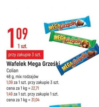 E.Leclerc Wafelek kakaowy w czekoladzie deserowej grześki mega oferta