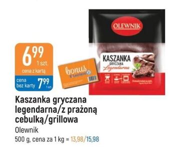 E.Leclerc Kaszanka grillowa olewnik oferta