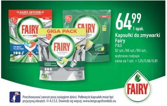 E.Leclerc Tabletki do zmywarek lemon fairy all in 1 oferta