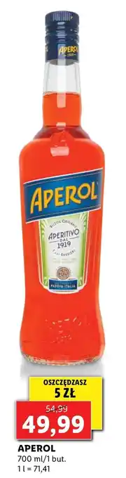 Lidl Aperol 700ml oferta