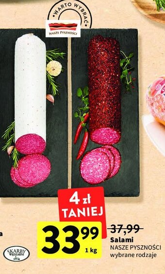 Intermarche Salami z kolorowym pieprzem oferta